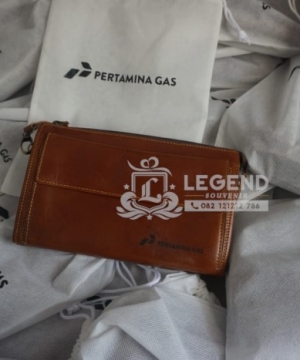  Vendor  Souvenir Tas  Pouch Kulit  Pertamina Gas Terpercaya