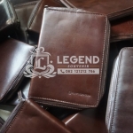 binder kulit untuk souvenir bank indonesia