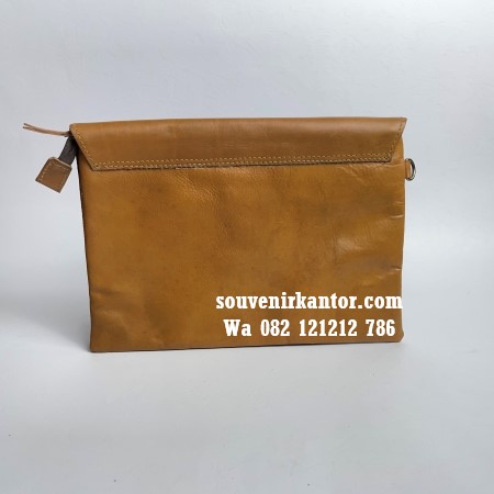 Tas Tangan Clutch Kulit Unisex (Code: CL-001)