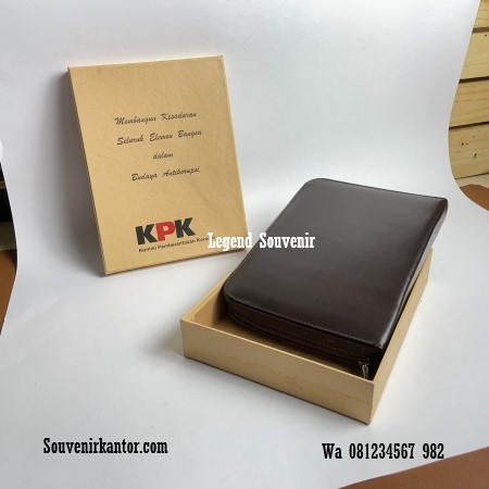 Leather Cover Notebook Gift Premium (Code: AG-001)