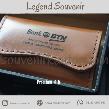 ganci kulit eksklusif perusahaan souvenir BRI