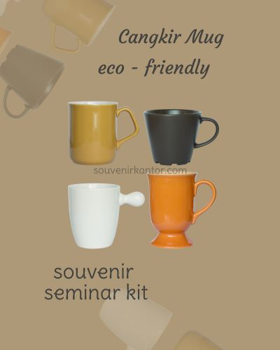cangkir mug souvenir seminar kit