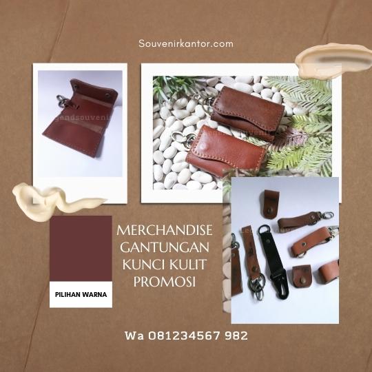 merchandise kantor gantungan kunci kulit custom