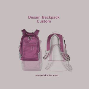 desain tas bacpack untuk diklat