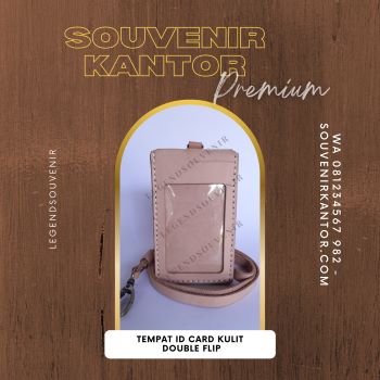 tempat id card kulit kalung tempat id card kulit kalung