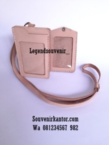 jasa souvenir id card holder kulit di solo