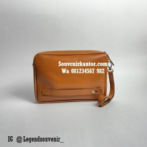 jasa souvenir pouch bag kulit di solo