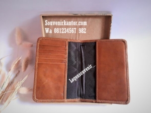 jual souvenir kantor di solo cover blocknote agenda kulit