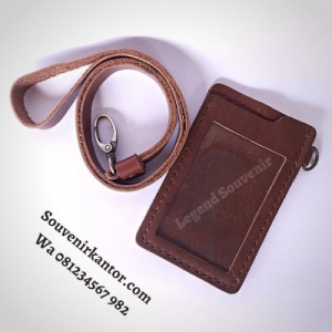 id card holder kulit Pesan Paket Souvenir Kit Minimalis Untuk Acara Kantor Yogyakarta