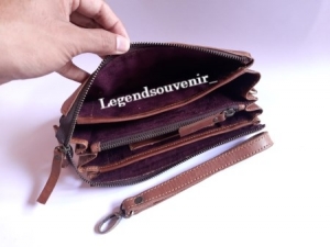 Dompet Kulit Unisex Hadiah Tahun Baru Untuk Karyawan Kantor Yang Berkesan