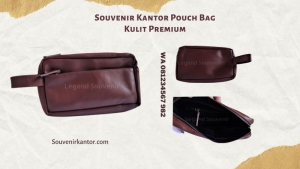 Souvenir Kantor Pouch Bag Kulit Premium Souvenir Kantor Pouch Bag Kulit Premium