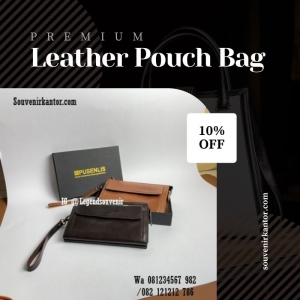 Souvenir Leather Pouch Bag Premium Souvenir Leather Pouch Bag Premium