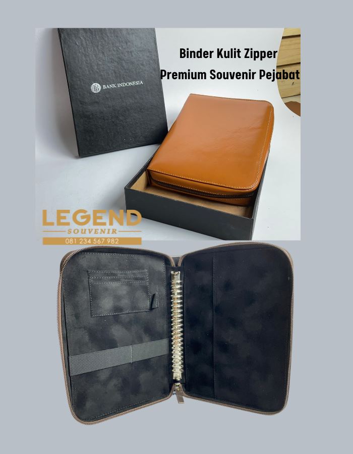 Case kulit binder untuk buku agenda kerja pejabat